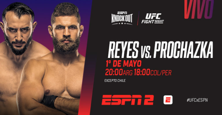 REYES vs. PROCHAZKA, en UFC Fight Night por ESPN KNOCKOUT - ESPN Press ...