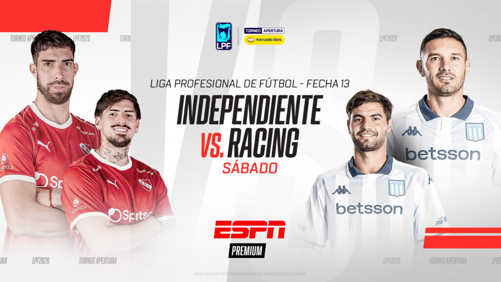 Del miércoles 1° al lunes 6 de abril se desarrollará el capítulo #13 de la Liga Profesional del Fútbol Argentino 2026, con ocho partidos en vivo por ESPN Premium y el mejor repaso en ESPN Fútbol 1, con cámaras exclusivas de todo lo acontecido