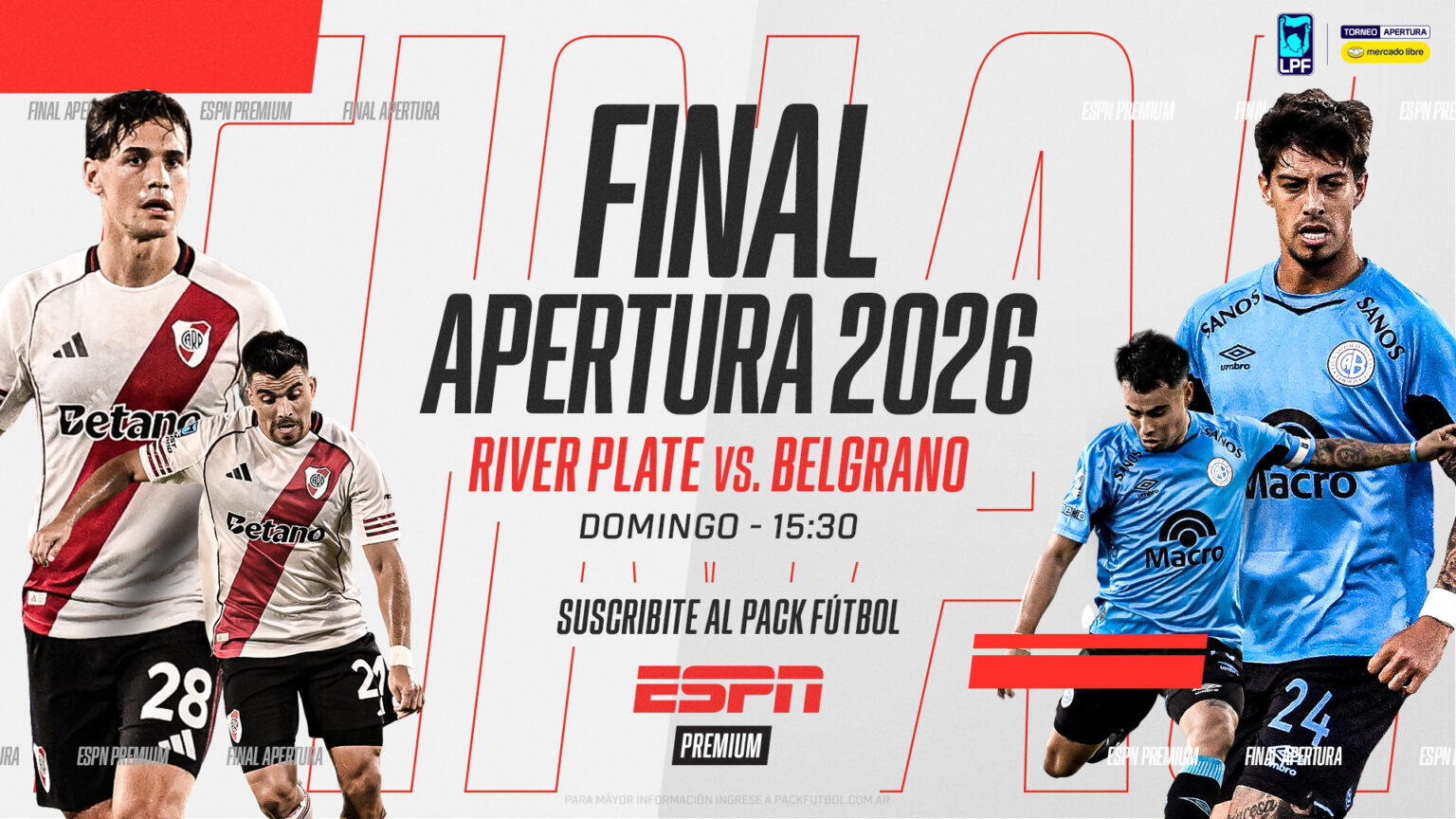 ¡Viví la gran final del Torneo Apertura entre River y Belgrano por la ...