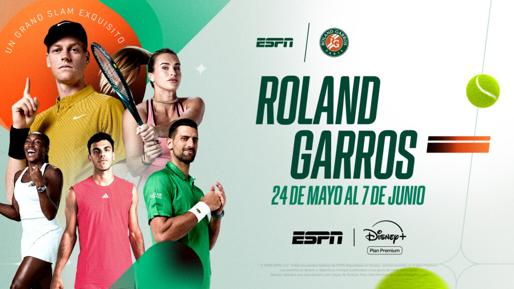 Del 24 de mayo al 7 de junio, el mítico polvo de ladrillo parisino volverá a recibir al segundo Grand Slam de la temporada, con figuras de primer nivel como Jannik Sinner, Aryna Sabalenka, Coco Gauff e Iga Świątek, además de una destacada presencia latinoamericana.