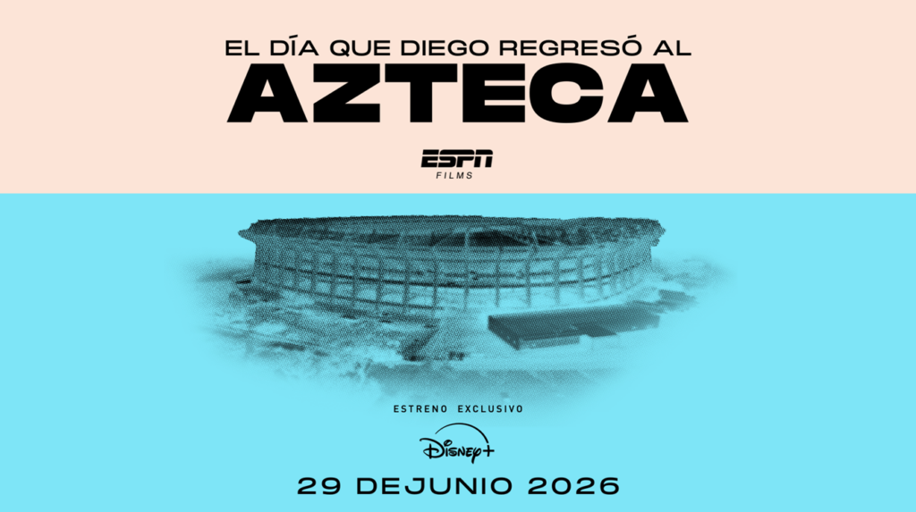 En el marco de la Copa Mundial de la FIFA 2026, el lunes 29 de junio se estrenará el documental que revive la última visita de Diego Armando Maradona al estadio Azteca. Este nuevo cortometraje de ESPN Films retrata al astro en el escenario que este año hará historia al convertirse en el primero en albergar tres Copas del Mundo.