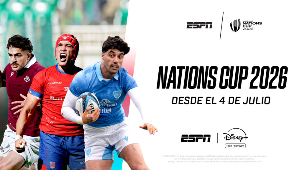 ESPN y Disney+ Plan Premium ofrecerán en vivo la primera edición del nuevo certamen impulsado por World Rugby, que reunirá a doce seleccionados de cinco continentes como parte del renovado calendario internacional.
