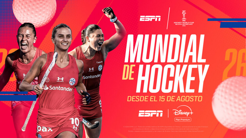 La selección chilena disputará su segunda Copa del Mundo consecutiva entre el 15 y el 30 de agosto en Bélgica y Países Bajos. ESPN transmitirá todos sus partidos y los encuentros más destacados del campeonato.